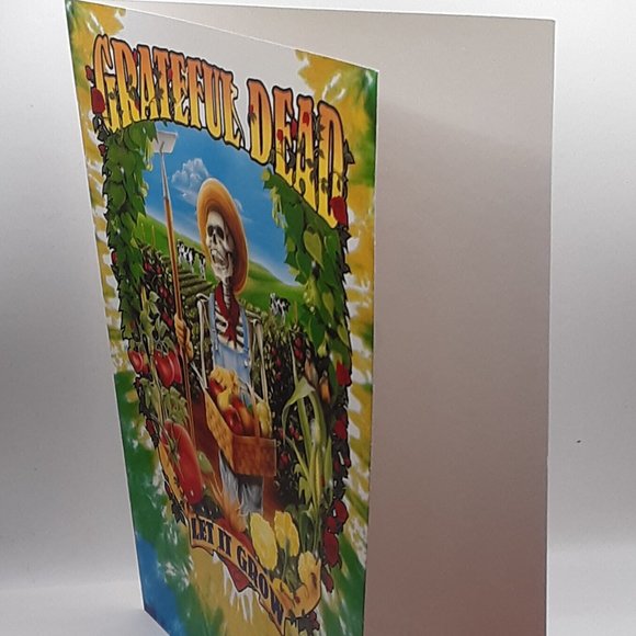COPY - Grateful Dead Blank Greeting Card Let It Grow Liquid Blue 1997 GDM Disco… - Picture 3 of 9